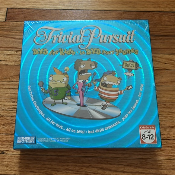 Trivia Pursuit DVD Board Game Kids / 2006 Park Brothers / New Sealed - Picture 1 of 7